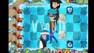 Plants Vs Goanimate 2 Frostbites Caves Day 3 Flying Penguins Zombies