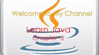 Learn Java chapter 2
