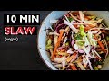 FAST 10 MIN Japanese Slaw | EASY VEGAN WEEKNIGHT RECIPES