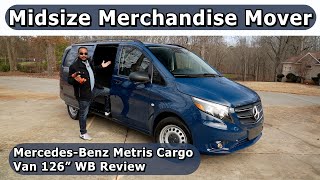 Midsize Merchandise Mover  2022 MercedesBenz Metris Cargo Van 126' WB Review
