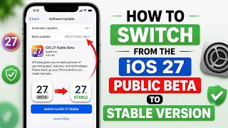 How to Switch From the iOS 27 Public Beta to the Stable Version screenshot 4