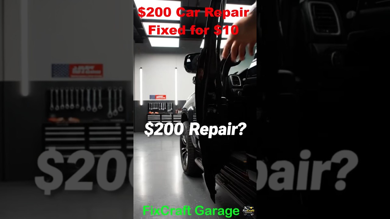$200 Car Repair Fixed for $10 #automobile #cheapcarfix #diycarrepair #carrepair #carhacks #car #diy