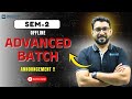 Advanced Batch Announcement 🔥!! | Sem 2 FE | AJIT MORE SIR | RKDEMY