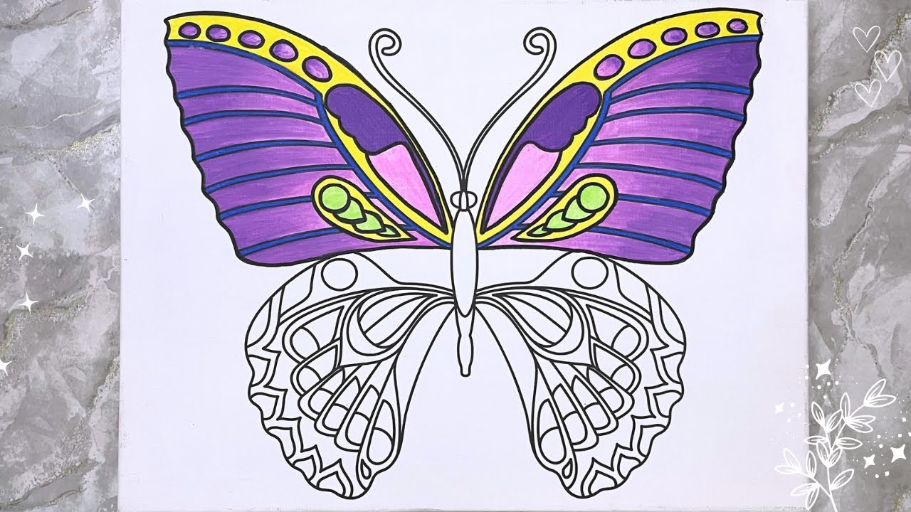 Relaxing Colouring for Adults 🦋 Canvas Colouring ☘️ 