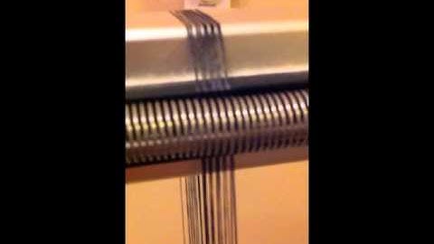 Warping a Mirrix Loom for Bead Weaving with a Shedding Device