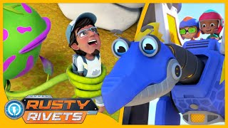 Rusty Saves Ozzy +MORE | Rusty Rivets | Cartoons for Kids