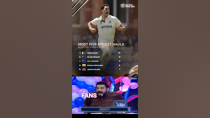 Most five-wicket Hauls as captain in men's tests🏏📈#shortsfeed #wtcfinal