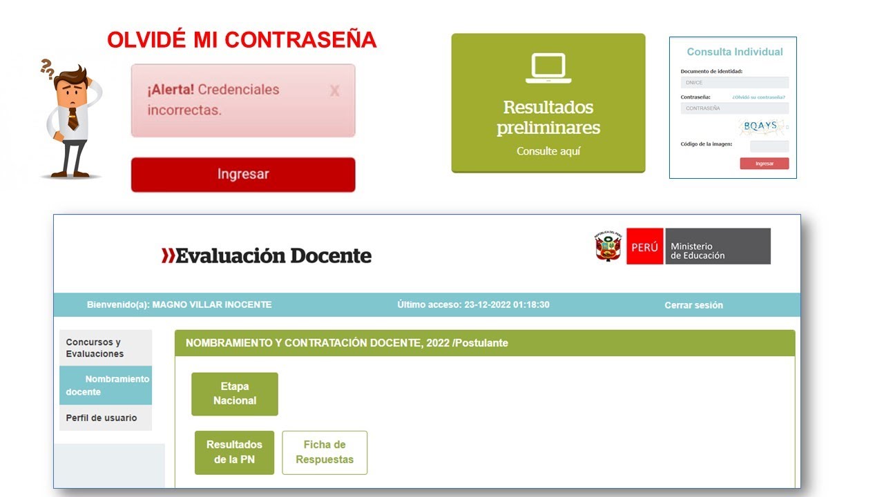 ¿Cómo ingresar al aplicativo de consulta individual de nombramiento docente 2022?