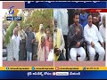 TDP protest against vandalism of NTR, Yerrannaidu statues in Srikakulam district