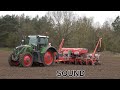 FENDT 724 mit einer Kverneland Optima TFprofi beim Sonnenblumen legen / SOUND / 4K