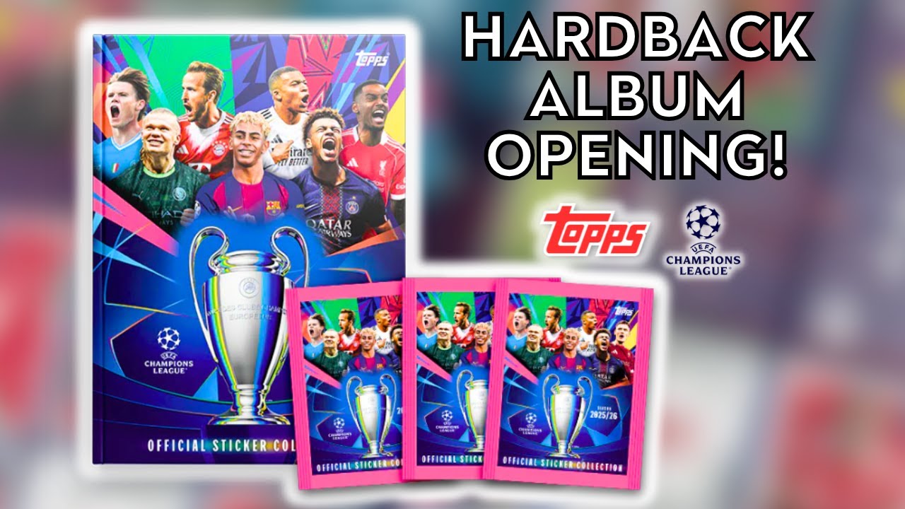 НОВЫЙ АЛЬБОМ В ТВЕРДОМ ПЕРЕПЛЕТЕ! | КОЛЛЕКЦИЯ НАКЛЕЕК TOPPS UEFA CHAMPIONS LEAGUE 2025/26