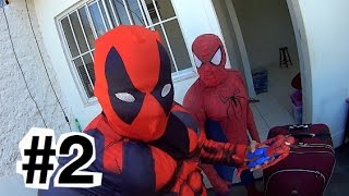 #2 Homem Aranha Spider-Man Deadpool X-Man Marvel Avengers Vingadores nova casa Papai RG Brinquedos