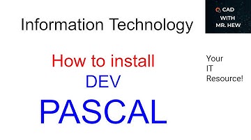 How to install Dev Pascal
