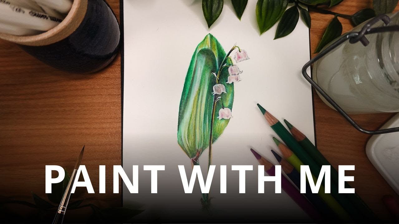Lily of the Valley: A Relaxing Watercolor Painting Tutorial