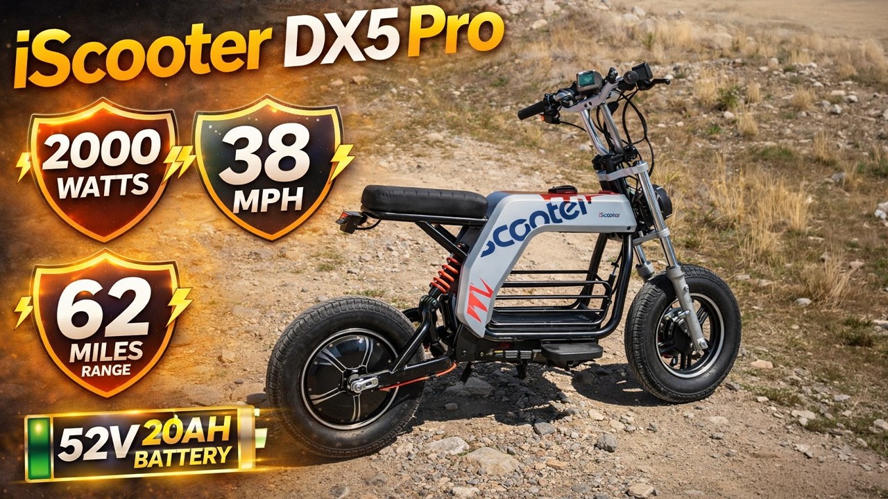 2026's Best seated E-scooter under $1,000? | iScooter Dx5 Pro