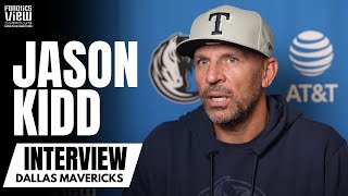 Jason Kidd talks Dallas Mavs Camp, Dante Exum, Luka Doncic\/Kyrie Irving Updates \& Bruce Bochy