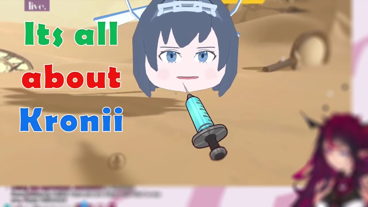 Even when it is 3D Haloween Party, It is all about Kronii....