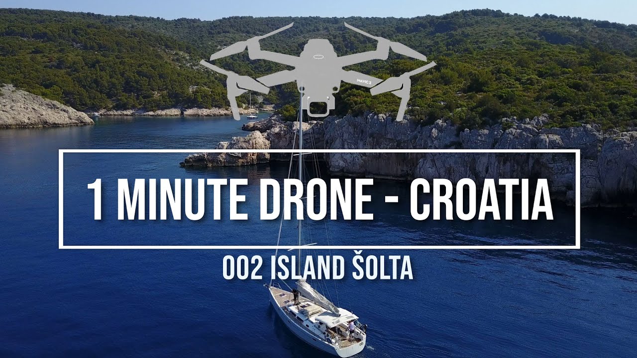 1 Minute Drone Croatia 002, Island Šolta
