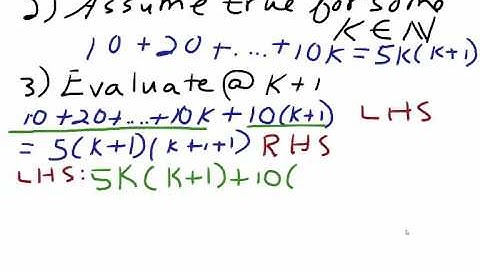 Number Theory- Proof by Induction
