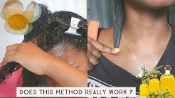 GROW YOUR HAIR OVERNIGHT !! | EGG AND OLIVE OIL HAIR GROW | DOES THIS METHOD REALLY WORK SERIES 