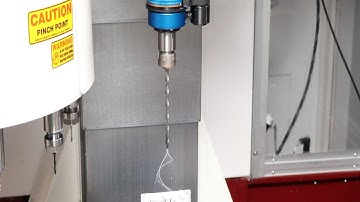 Deep-hole drilling in action w/ the SINUMERIK CNC