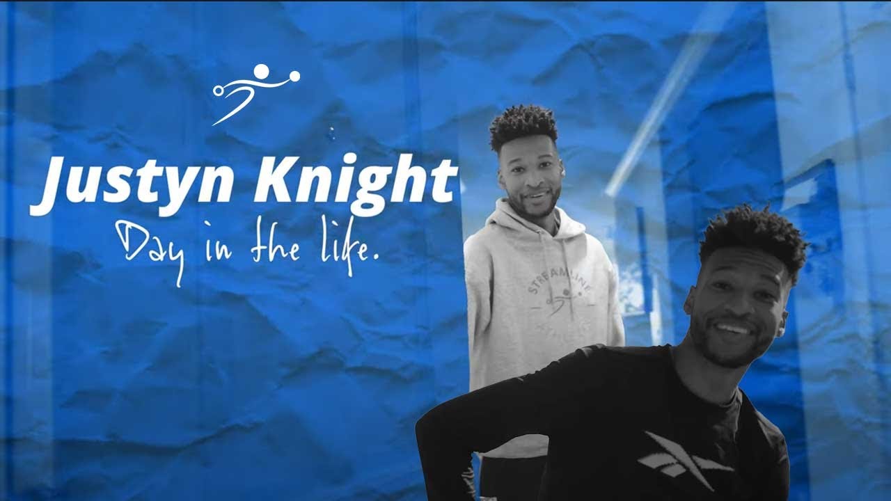 What does OLYMPIAN and NCAA CHAMP JUSTYN KNIGHT do on a TRAINING DAY? | Day In The Life