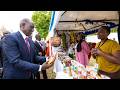 Ruto visits cultural village & exhibition booths during the 11th Edition of the Our Ocean Conference