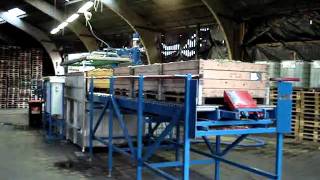 Burg Machinery - Drencher with bin pusher (3 bins)