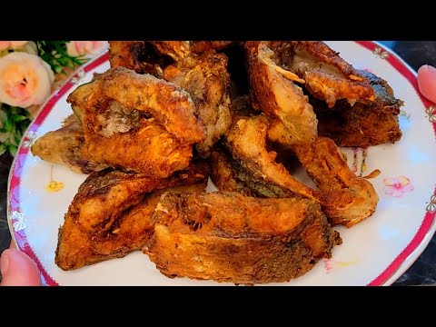 как пожарить рыбу на воде, без брызг и пригоревшего масла! хрустящая жареная рыба на скавараде.