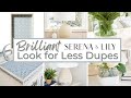 🌟HIGH END SERENA & LILY LOOK FOR LESS DUPES | The Look for Less Challenge January 2022