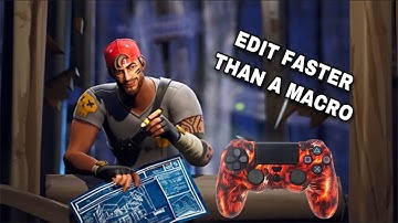 How to edit faster than a macro on Xbox/ps4 *not click bait*