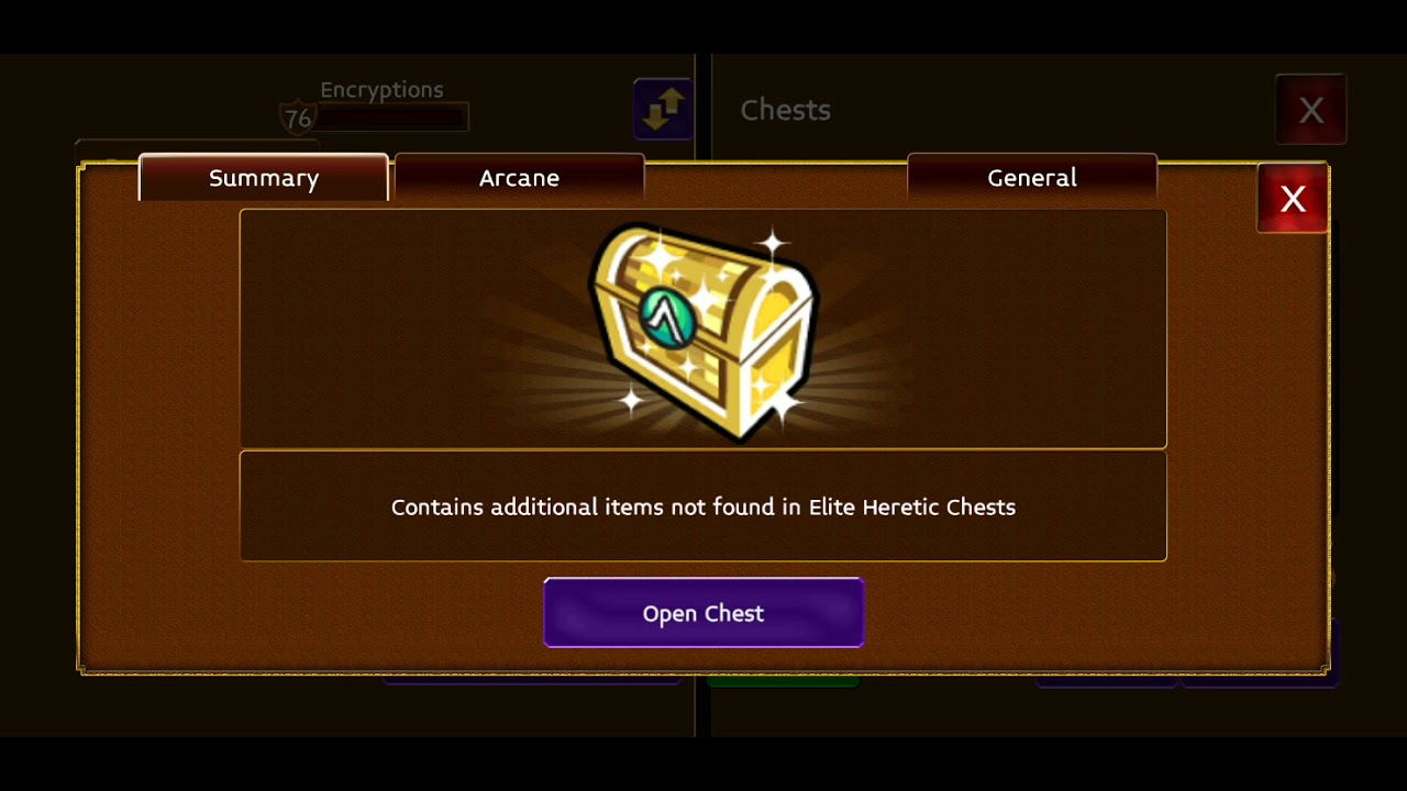 Arcane Legends 49x Encrusted cryostar chests YouTube