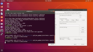 PuTTY  Install Linux