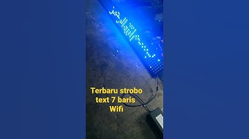 strobo text 7 baris