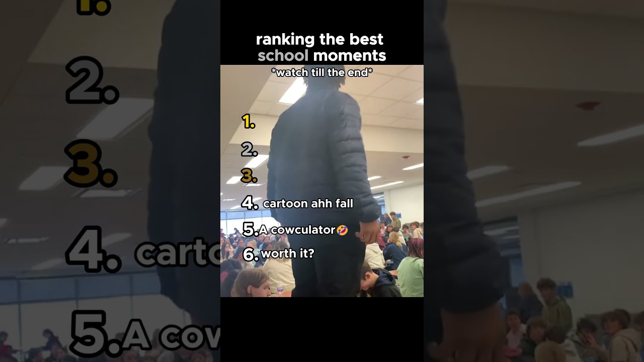 Ranking The Best School Moments