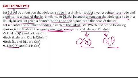 DATA STRUCTURES GATE CS PYQ 2023