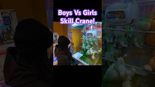 Boys Vs Girls Skill Crane In Japan! (If You Win, You Kiss Me)