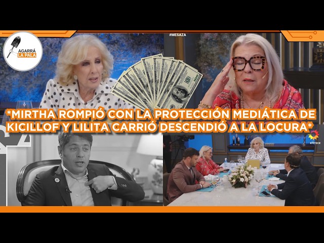 MIRTHA ROMPIÓ LA PROTECCIÓN DE KICILLOF EN LOS MEDIOS Y LILITA CARRIÓ DESCENDIÓ A LA LOCURA: "IOMA"