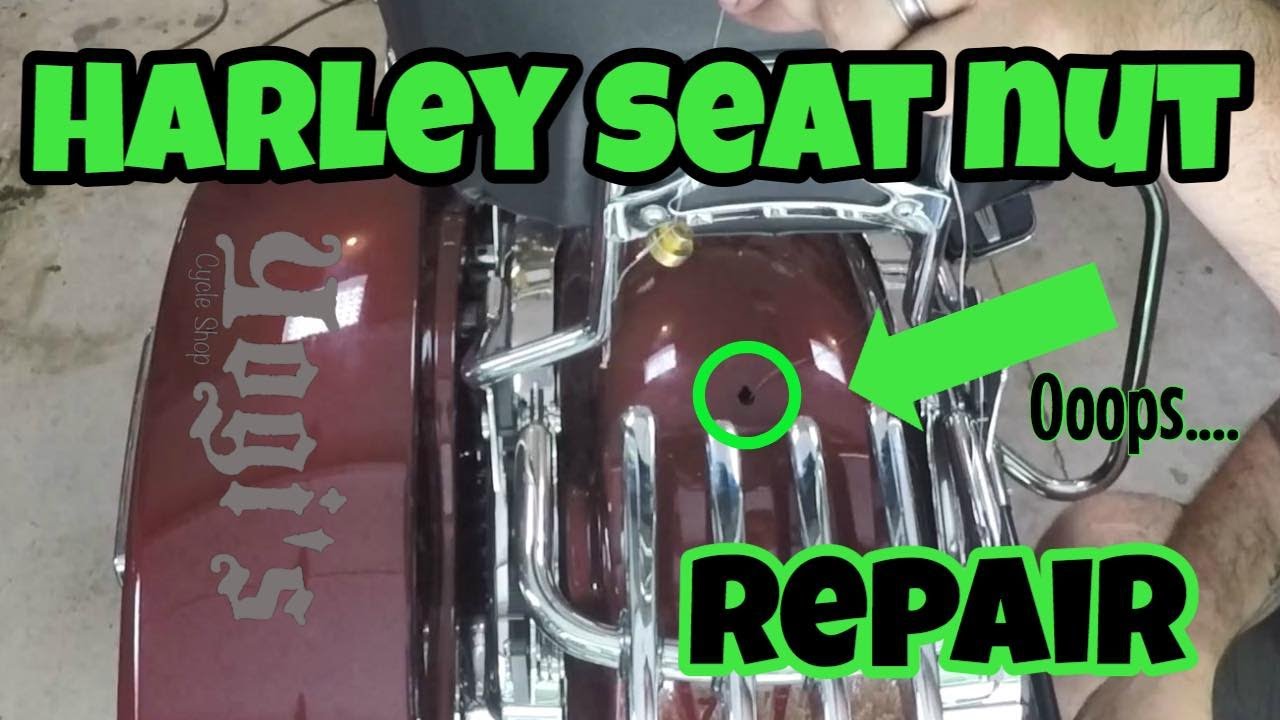 Harley Seat Nut Repair YouTube