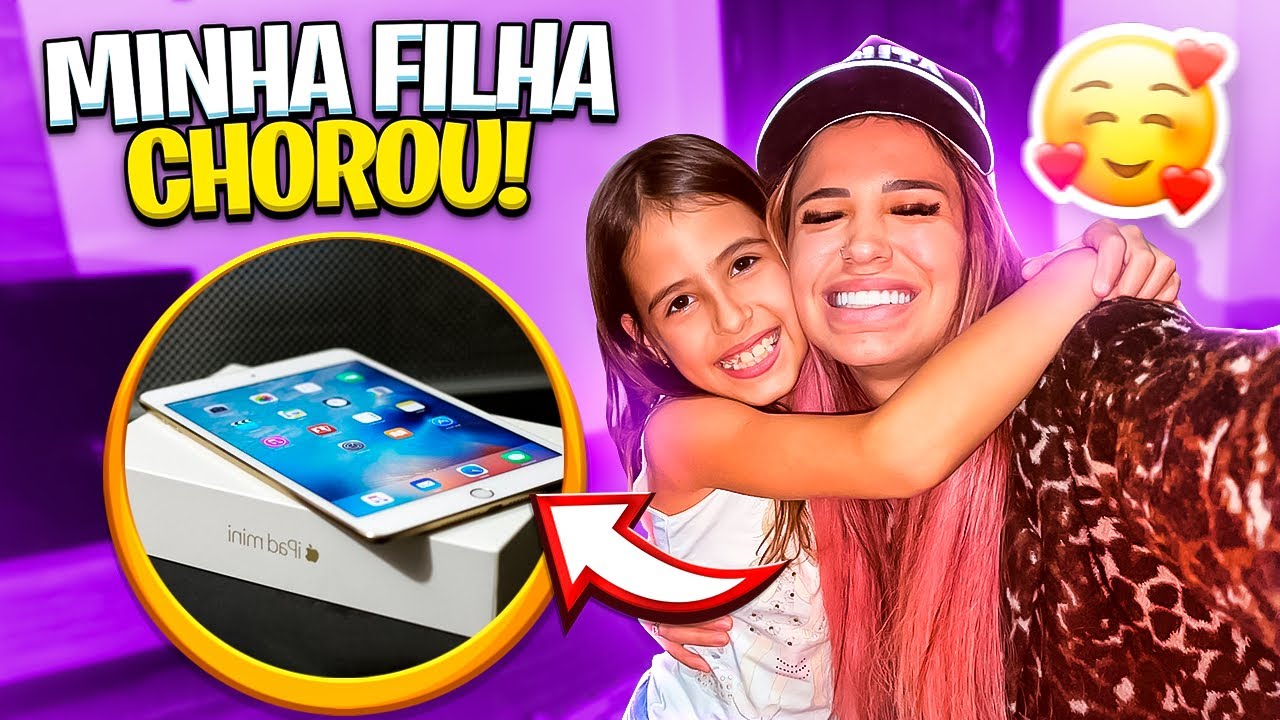 MINHA FILHA FICOU MUITO FELIZ NESSE VÍDEO! 🥰