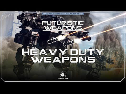 Futuristic Sci-Fi Heavy Duty Weapons Sound Effects Library - Science Fiction War Sounds MINI PACK