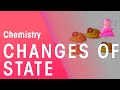 States of Matter and Particle Behavior in Physical Changes
