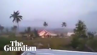 Apocalyptic scenes in Indonesia after earthquake and tsunami hit Sulawesi