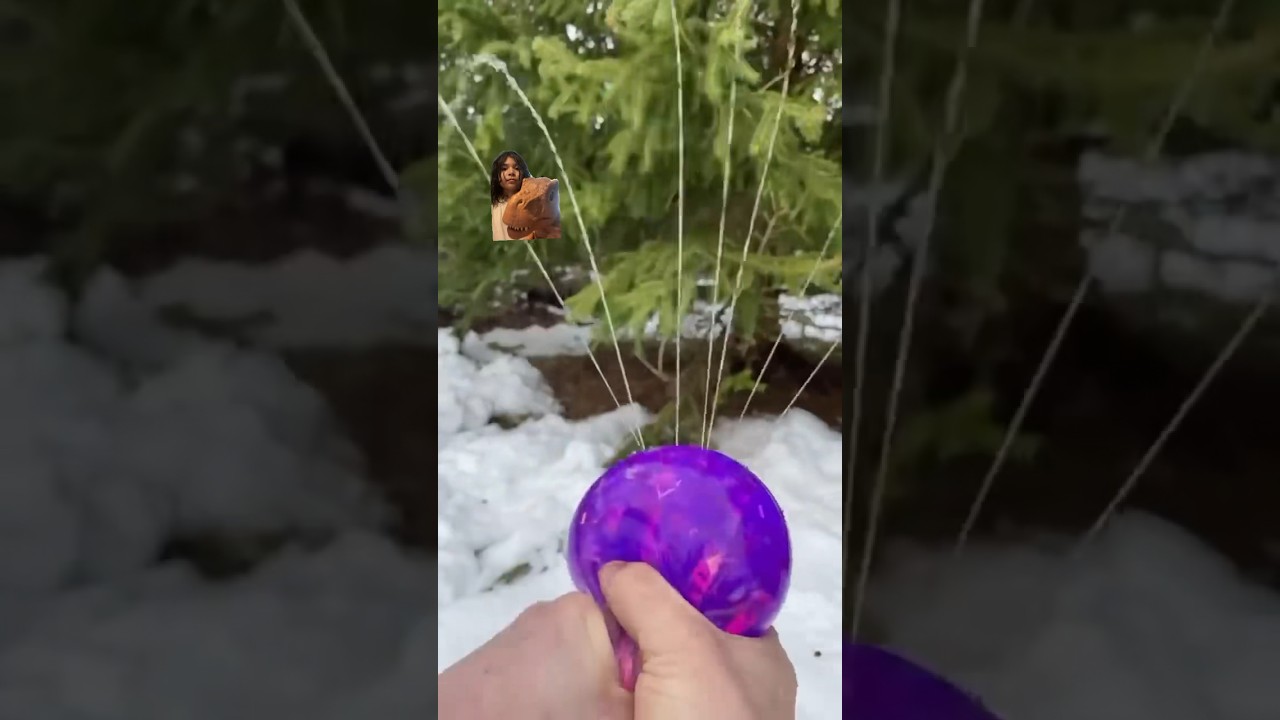 A baby T-Rex greenscreens this cute video 