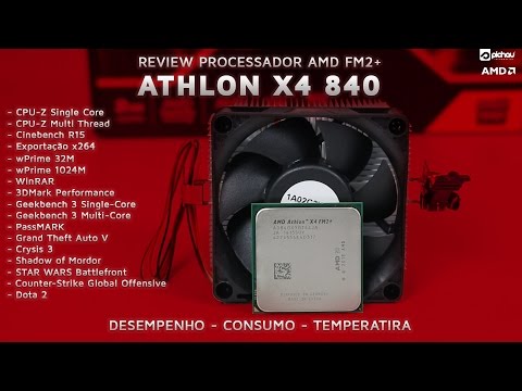 Lançamento Exclusivo! AMD Athlon X4 840 Quad-Core em Games, Consumo, Temperatura...