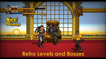 Streets Of Rage 4 - How to - Retro levels and Bosses
