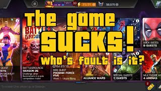 The game is dying, but is it really kabams fault? #mcoc