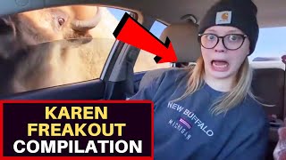 TRY NOT TO LAUGH: Top 9 Most Entitled Karens Caught On Camera 🥵😂 (Karens getting OWNED 2021)