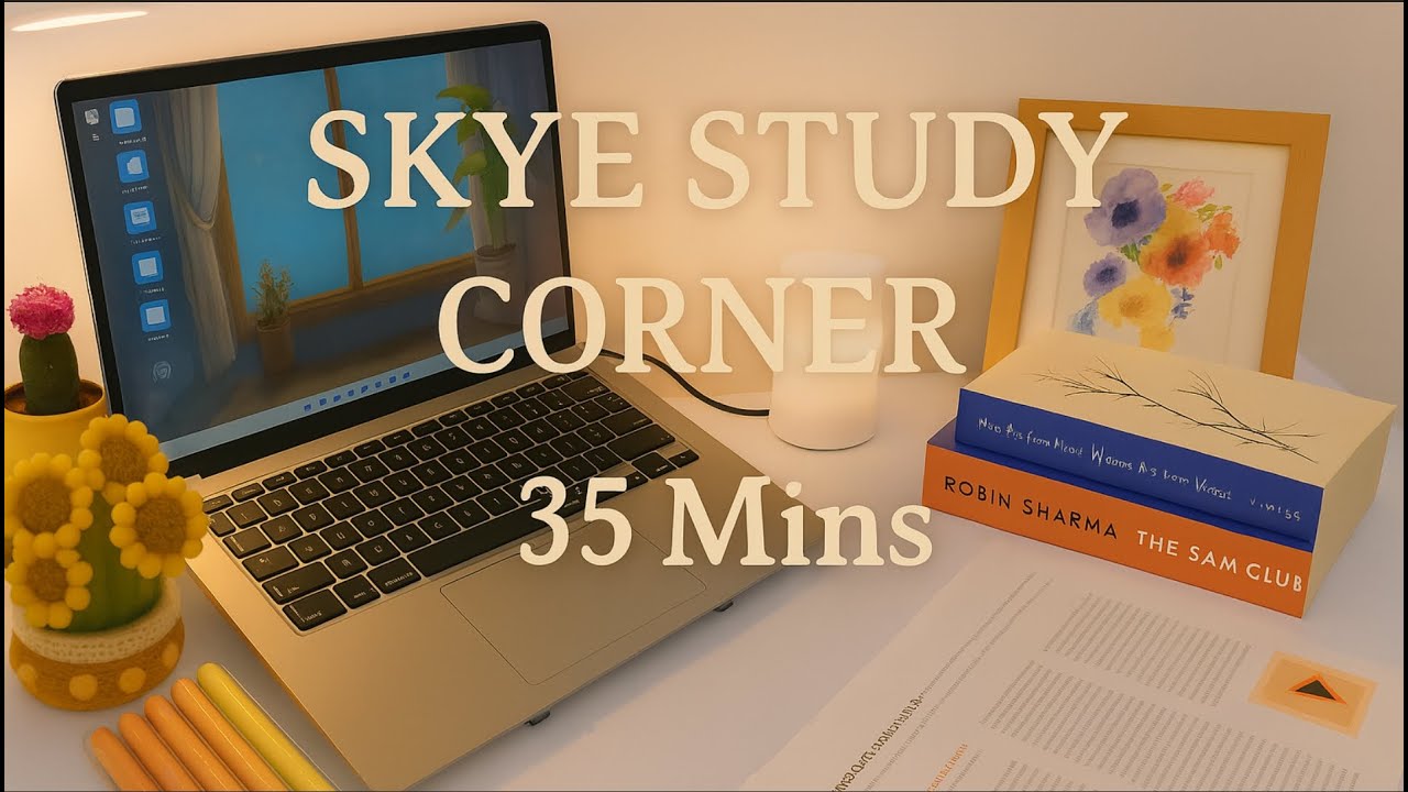 Rainy Night: Skye Study Corner Live Study With Me [2K] - YouTube