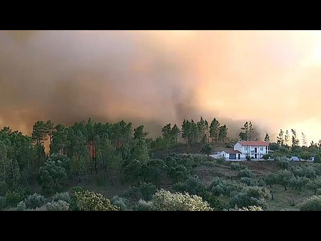 Incendie majeur dans le centre du Portugal Incendie majeur dans le centre du Portugal #1